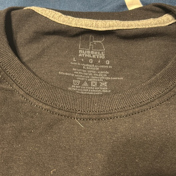 NEw mens 4 Pack Black Tees large - Picture 3 of 3